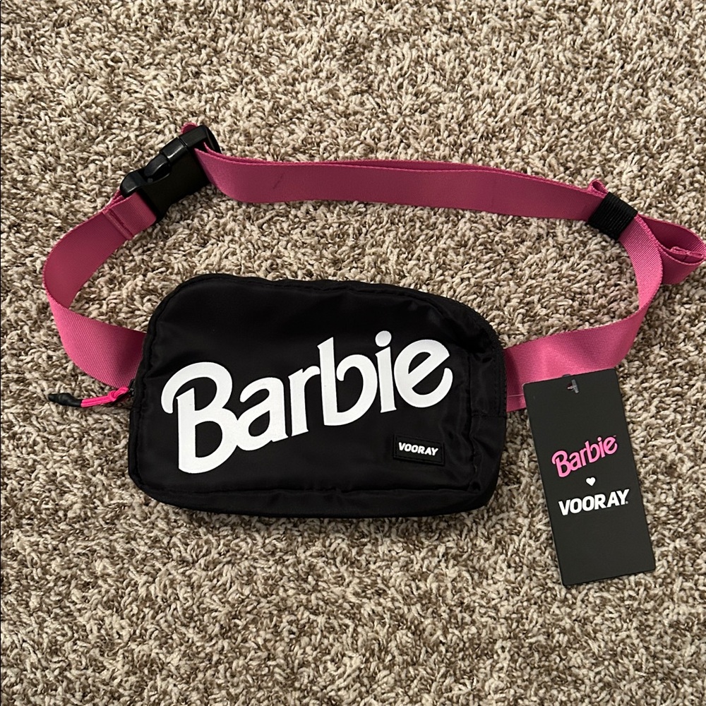 Barbie Black and Pink Belt Bag Fanny Pack